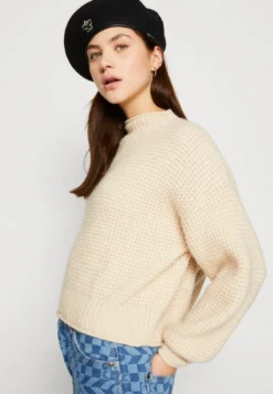 Even&Odd MOSS STITCH JUMPER - Strickpullover - Sand -Even&Odd 0b695f83509e45e09426a3904f3cc774