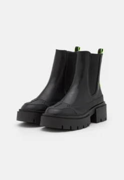 Even&Odd WINTER BOOT - Plateaustiefelette - Black -Even&Odd bdb111c7a75141b889cadef6d9f6069c