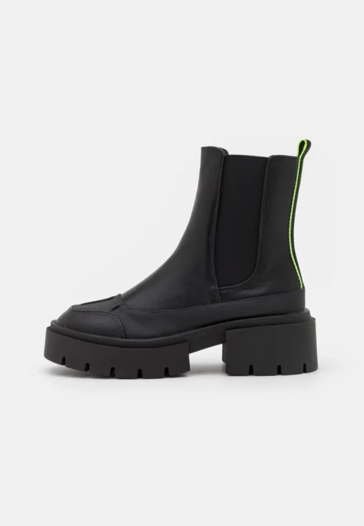 Even&Odd WINTER BOOT - Plateaustiefelette - Black -Even&Odd fefe7eb31eb9442fbdbecf20fadbcc40